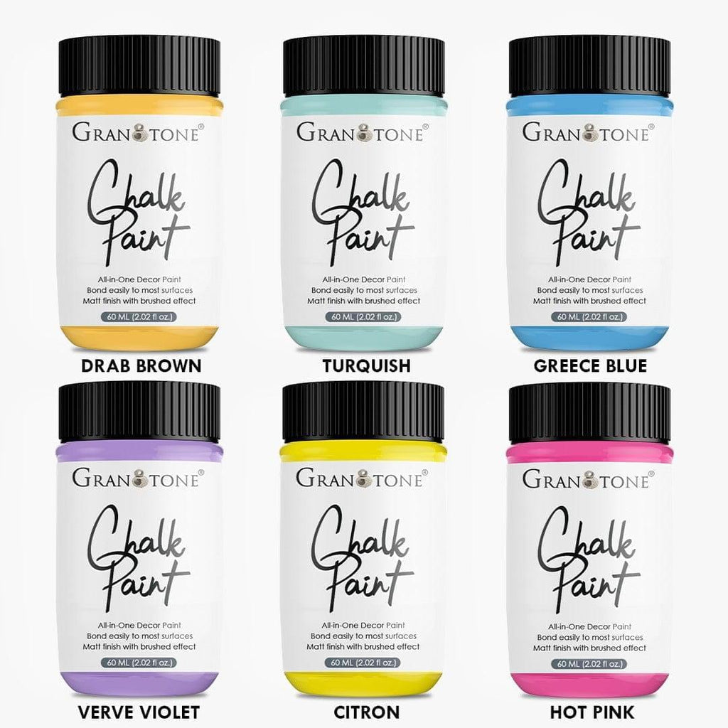 Kit 12 coloranti per chalk paint da 60 ml